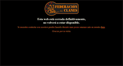 Desktop Screenshot of federaciondeclanes.com